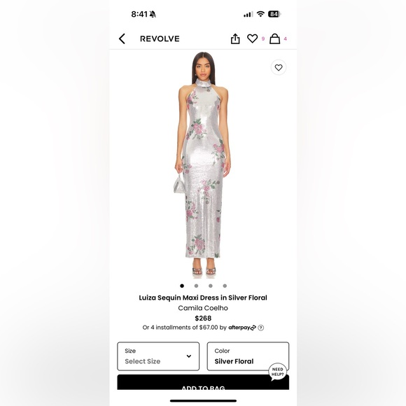 Luiza Sequin Gown - Picture 1 of 3